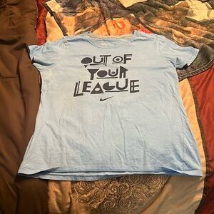 Nike out of your leagues slim fit t shirt